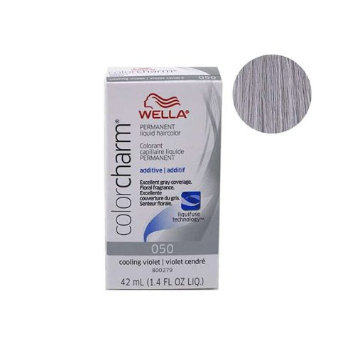 Wella Color Charm Cooling Violet 050 Permanent Liquid Toner Color