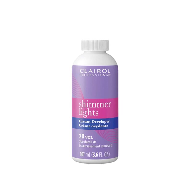 clairol professional shimmer lights 20 cream developer 3.6oz